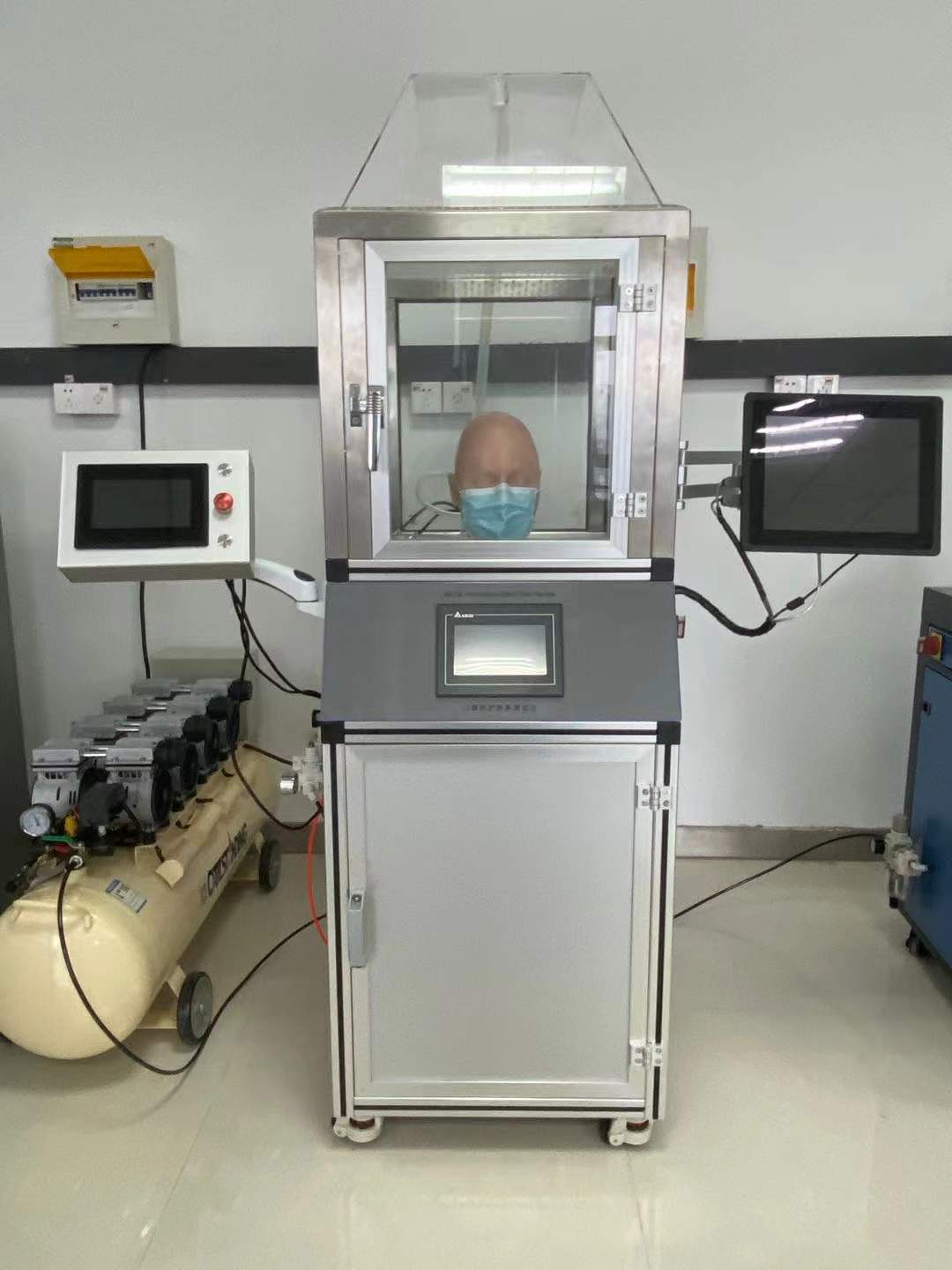 顆粒物(wù)防護效果測試系統